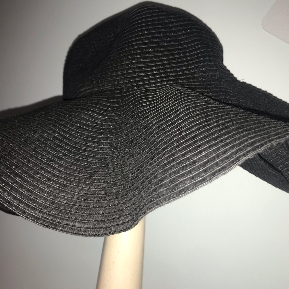 Black Floppy Hat